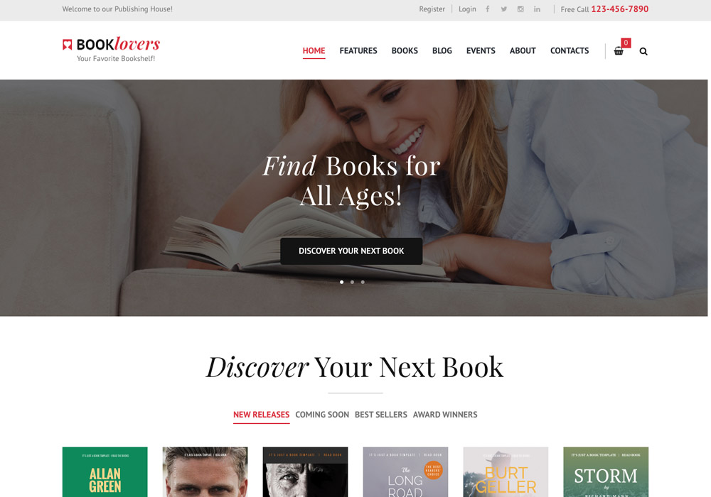 WordPress Bookstore Themes