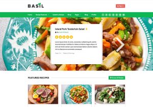 Basil_Recipes_food_wordpress_theme