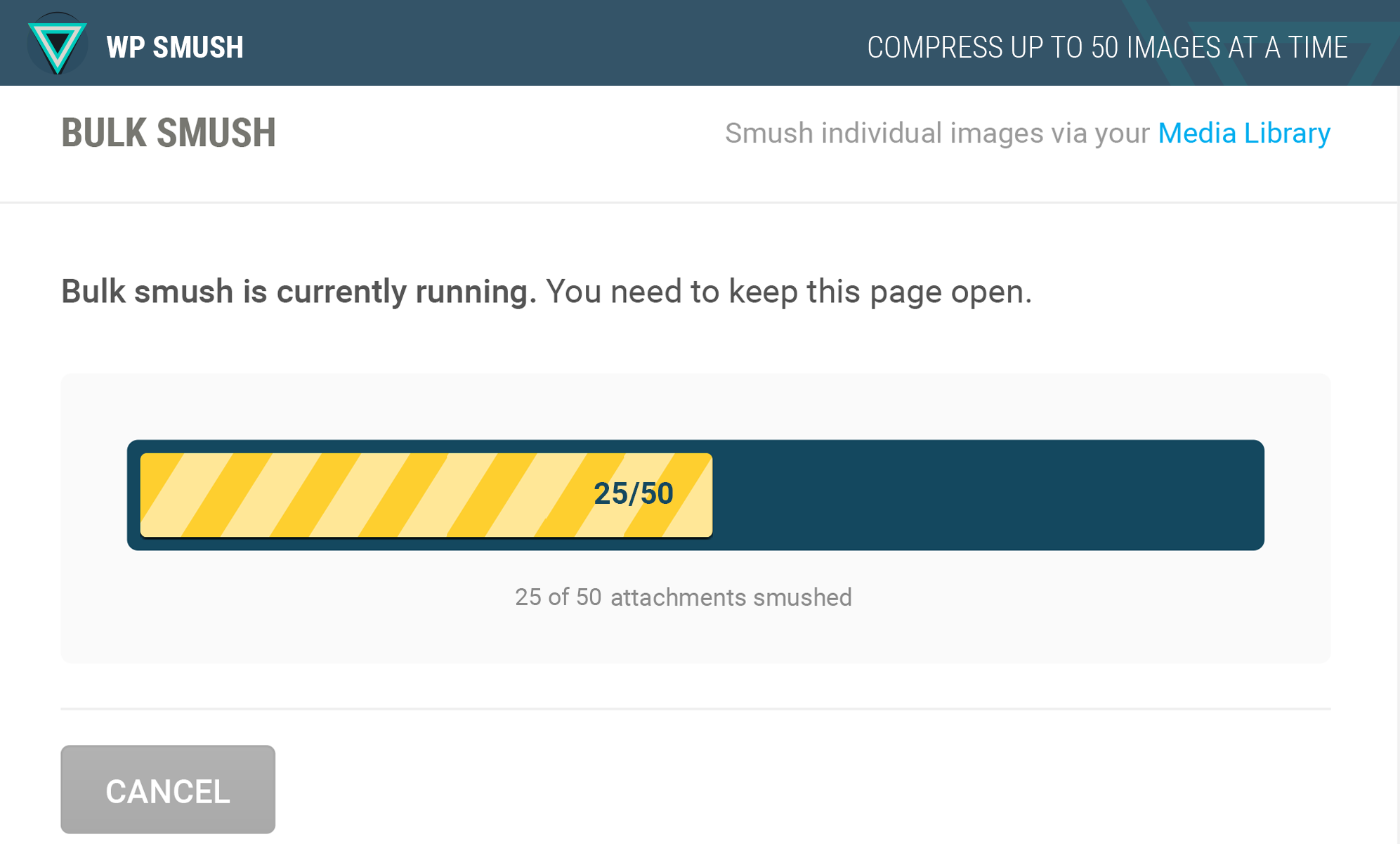 compress images to speed up wordpress