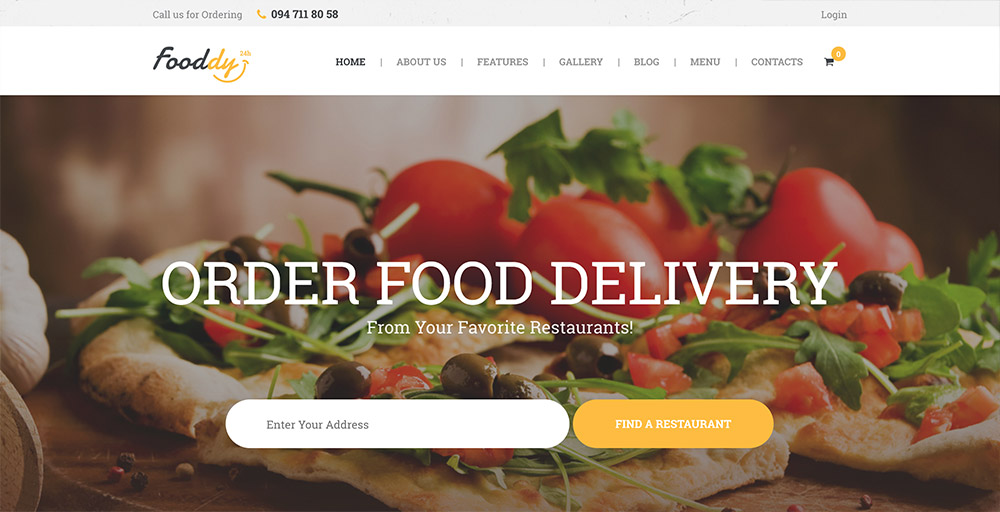 Food Delivery WordPress themes