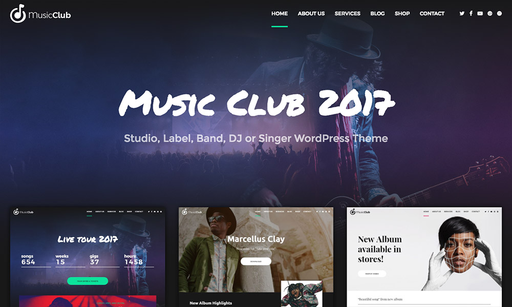 WordPress Music Themes